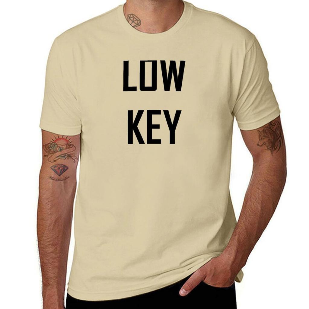 Low Key T-Shirt kundenspezifische Sommerkleidung erhaben Jungen Tierprint Herren Baumwoll-T-Shirt