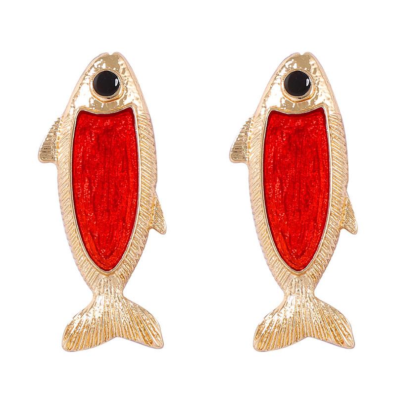 

Uniquely Design Fish Earrings for Women Bohemian Vintage Daily Travel Banquets Accessories Birthday Gifts Anniversary Gifts