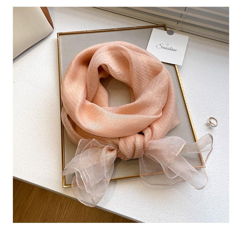 Plaid silk wool scarf women hijab for ladies pashmina shawls and wraps New Foulard Bandana Bufanda Blanket Scarves