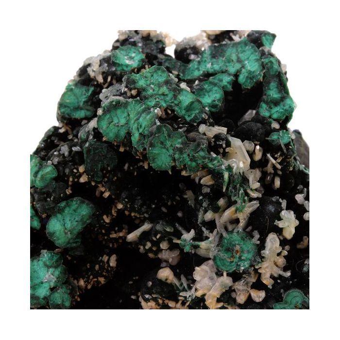 Pierres et Minéraux. Malachite + Cerusite. 600.0 ct. Mashamba West Mine, Congo.