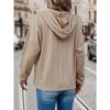 Casual Women Fashion Hooded Sweatshirts Hoodies Long Sleeve Pullovers Print Solid Color Winter Fall