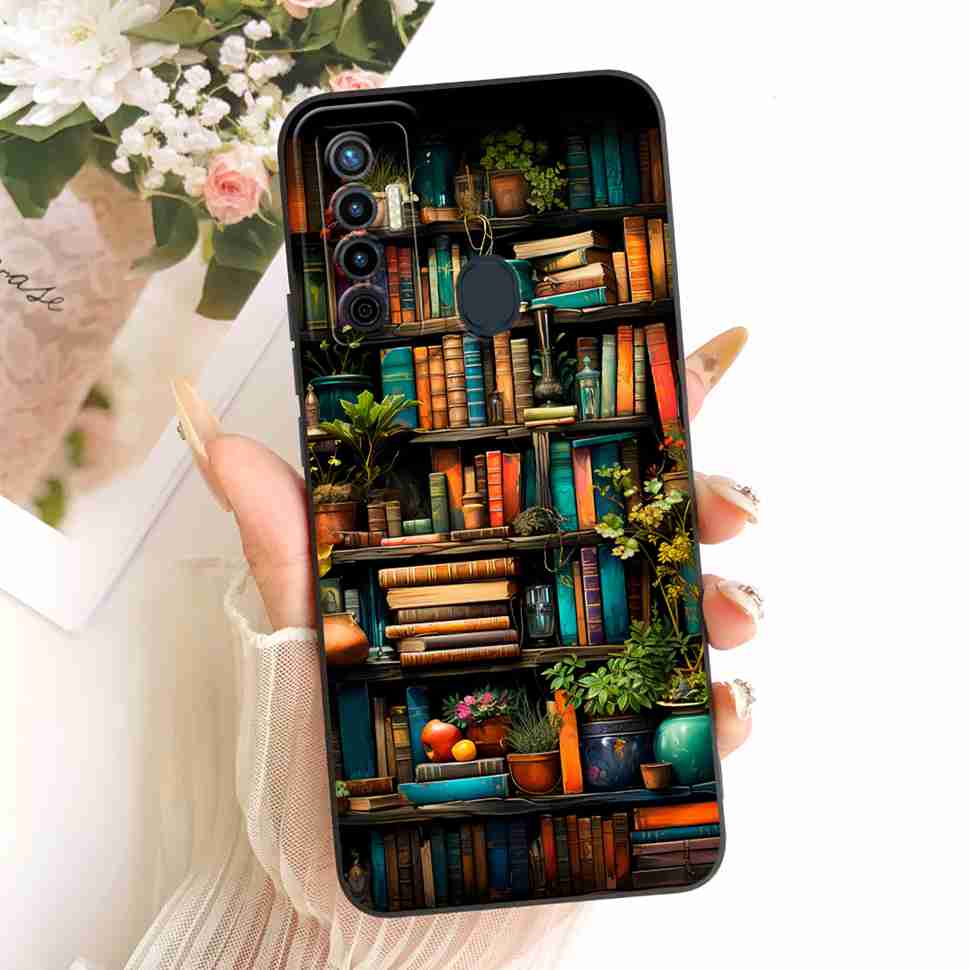 For Tecno Camon 17 CG6 CG6j Case Fashion Cute Cartoon Print Silicone Back Cover For Tecno camon 17 Bumper Phone Cases Fundas