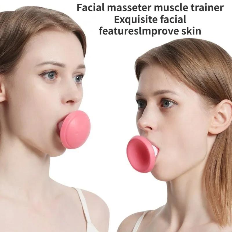 Jawline Exerciser V Face Facial Lifter Doppelkinn-Entferner Hautpflege Straffender Ausdruck Exerciser Entfernen Sie die Masseter-Muskellinie