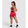 Gymshark Gains Seamless Washed Shorts Carmine Red B2c3m Rb2q
