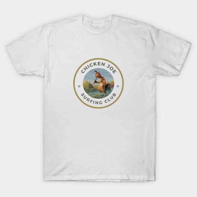 chicken joe surfing Made in Australia T-Shirt 4XL