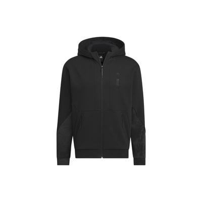 Wuji Knit Warm-Up Jacket With Sleeve Print Men Jackets Black IP4942