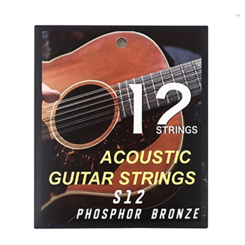 12Pcs Acoustics Guitar Strings for 12 String Classical Guitar Accessories