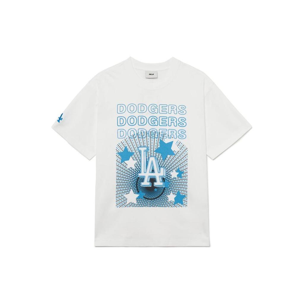 New MLB T Shirts Unisex White 3ATSN0233-07WHS