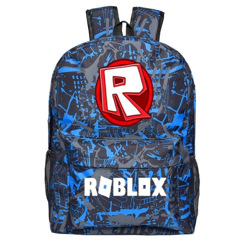 Roblox Pattern Kids School Backpack With Large Capacity And Durable Nylon Material