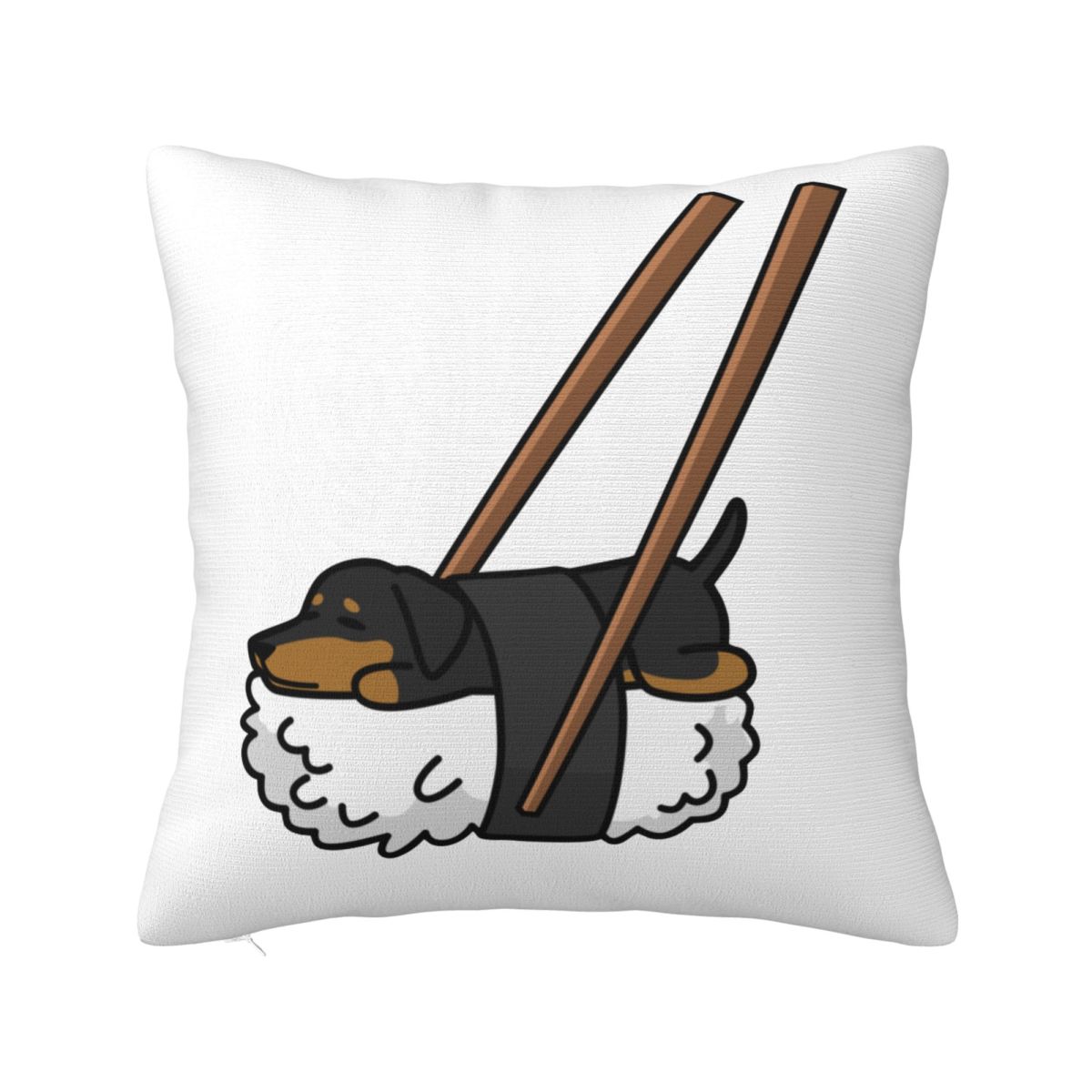 Dachshund Valentines Day Pillow Covers Polyester Home Dogs Animal Cushion Cover Cool Decorative Pillow Cover 4545 30x30cm 12x12in