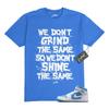 1 Mid Legend Blue White T Shirt To Match GRINDV2
