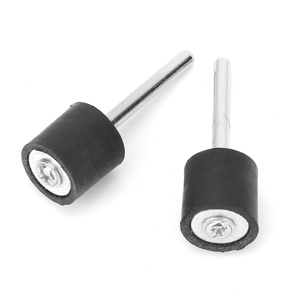 100Pcs 12mm Abrasive,   Sandpaper Wheel 100pcs 80 mesh Sand Paper sandpaper wheel 2 poles Grinding Bit 2Pcs Rods