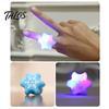 Holiday Event Raffle Gifts Christmas Light Up Rings, Glow in The Dark Party Supplies, Funny Favors for Kids Santa Snowman Tree Snowflake LED Flashing