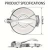 Dough Press Metal Dies Steel Flour Tortilla Press Dumpling Dough Tortillas Flour Bread Mold Sandwich Taco Press - 6.5 inch