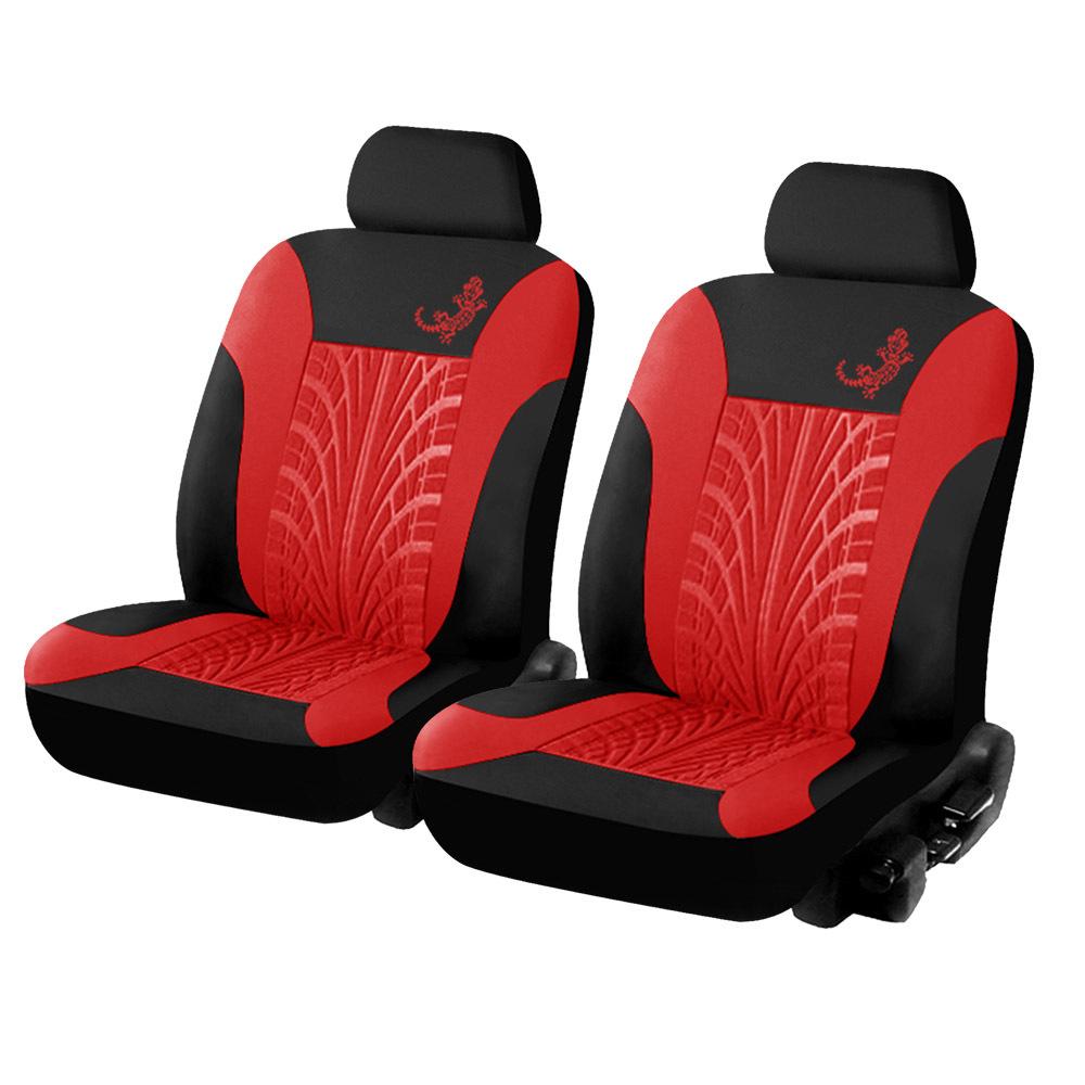 9PCS/Set Full Encirclement Universal Car Seat Cover Gecko Mesh Cloth Four Seasons Universal Car Seat Cover with Tire Track Styling Car Seat Protector