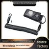 Universelles elastisches Stahlseil Federseil Lanyard - Anti-Verlust, Multifunktional, Einziehbar, Molle-kompatibel, 92g.