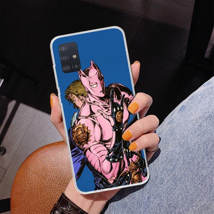 JoJo Adventure Killer Queen Phone Case For Samsung Galaxy A52 A32 A22 A12 A51 A31 A50S A30S A20S A10S Note 20 Ultra 10 Plus S10