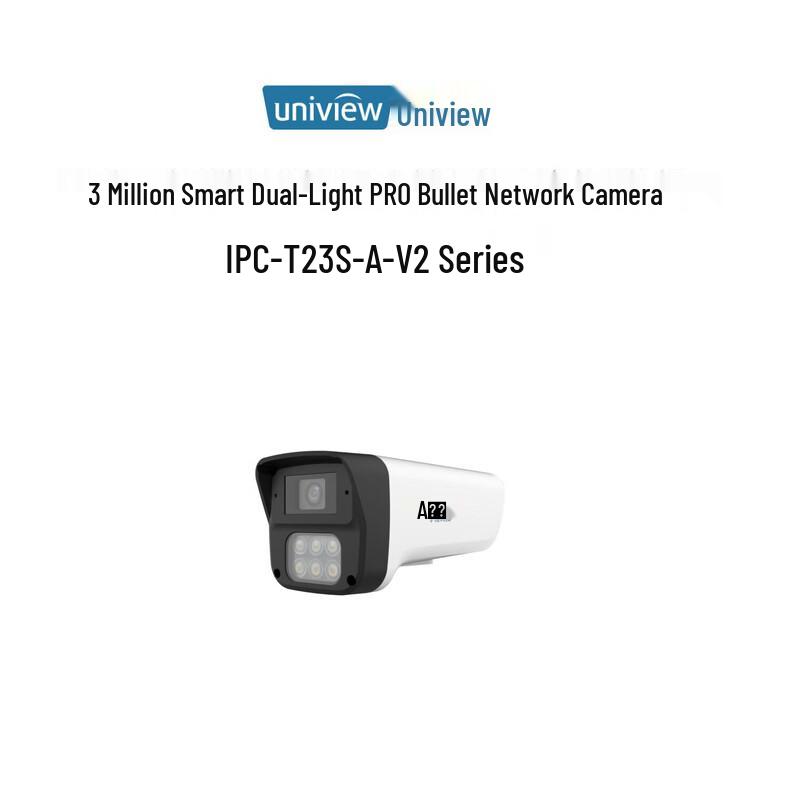 

Uniview IPC-T23S-AP40-V2 3MP Dual-Light Smart Bullet IP Camera