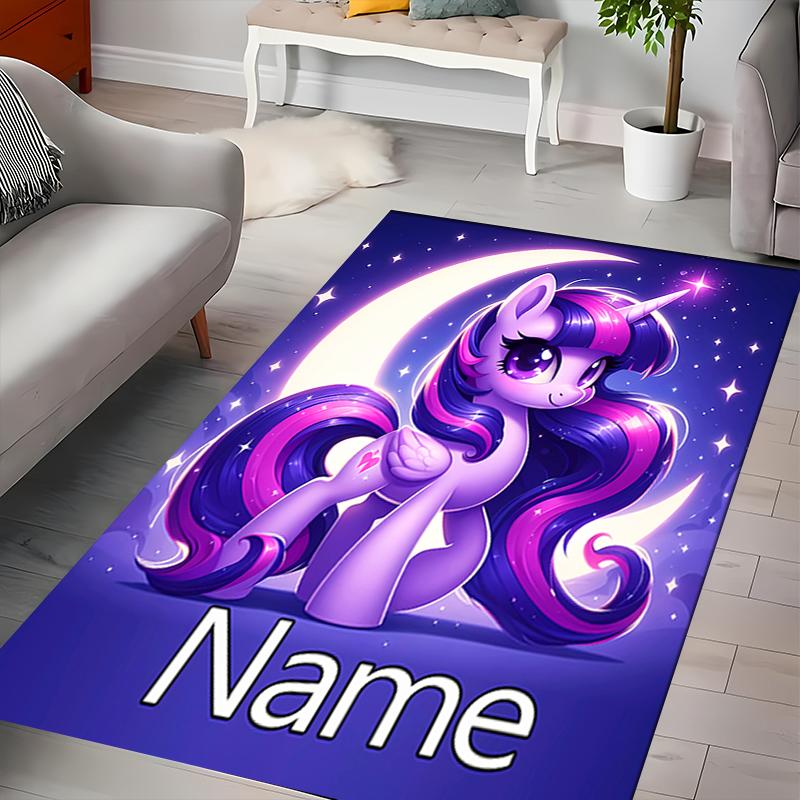 Custom personalization My Little Pony Area Rug - Perfect For Kitchen, Bathroom,Laundry Room Decor Large Size Available,Gift All Seasons