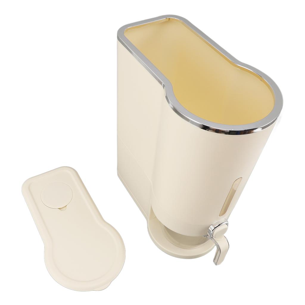 Boîtes à Riz Pression Blanc Crème Anti-Insectes Anti-Humidité Seau de Stockage pour Riz Usage Domestique Seau de Stockage pour Riz
