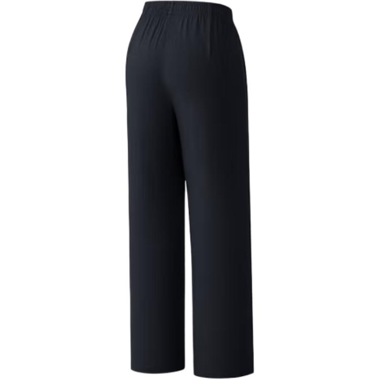 Anta Training Series Solid Color Mid Waist Elastic Versatile Straight Leg Casual Pants Women Bottoms 162537307-2