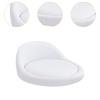 Round Kitchen Stool with Low Backrest And Easy Clean Feature