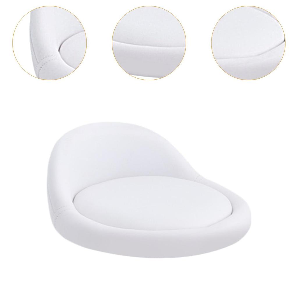 Round Kitchen Stool with Low Backrest And Easy Clean Feature