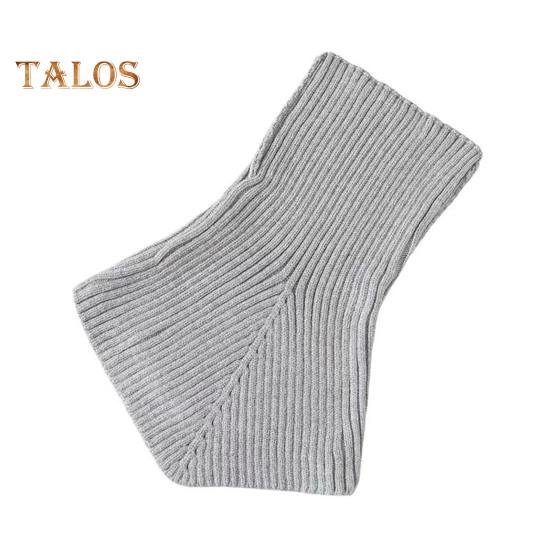 

Поддельный воротник эластичный многоразовый однотонный утолщенный теплый поддельный воротник универсальный декоративный шарф для повседневной носки 28cm серый