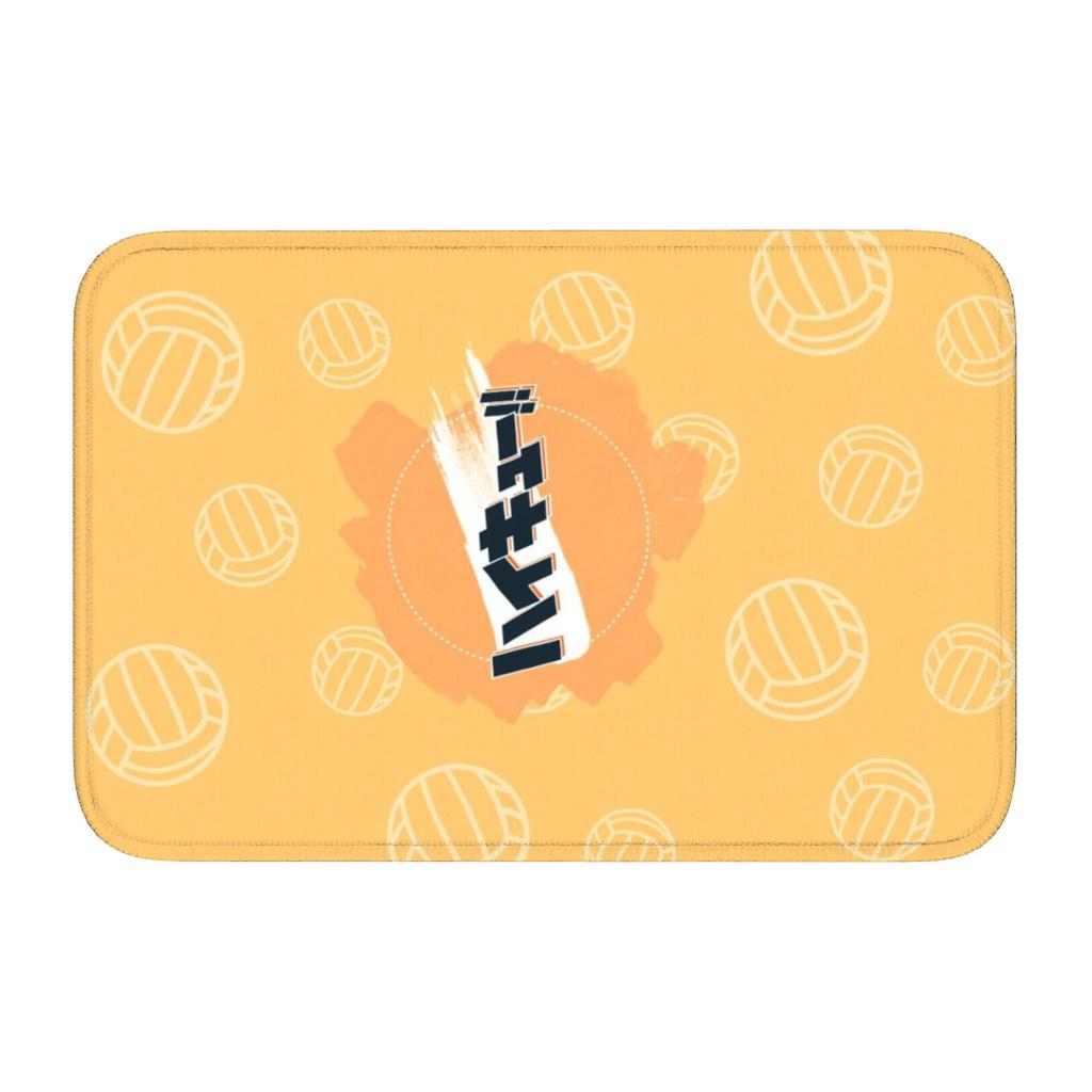 Haikyu Yu Nishinoya Doormat Anti-Slip Bath Kitchen Welcome Mat Toilet Door Floor Entrance Carpet Rug Footpad