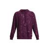 Under Armour Cotton Knit Loose Fit Long Sleeve Hoodie Men Hoodies Purple 1377177-572