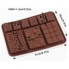 Matrita Silicone Chocolate Bar Mold – Deep, Easy Release for Energy Bars and Waffles, Perfect for Handmade Chocolate