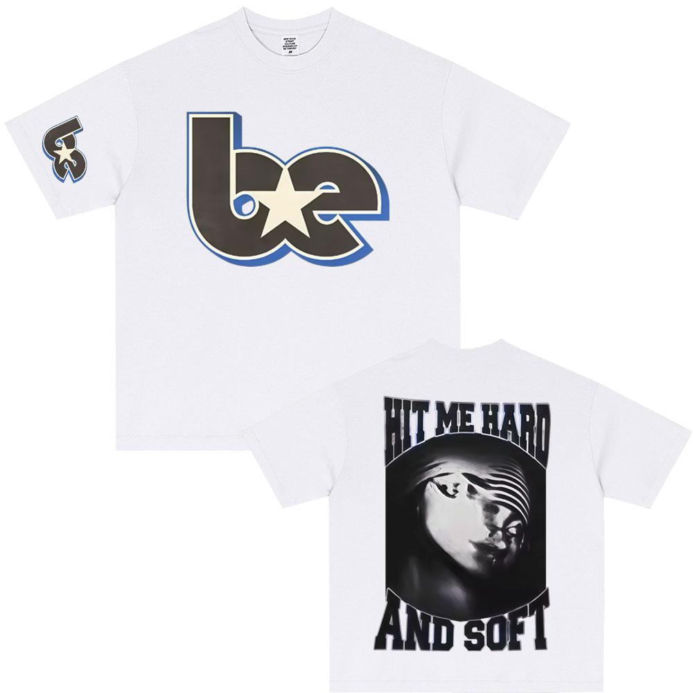 2026 SpringSummer Hit Me Hard and Soft Merchandise  Fan Gifts  Mens and Womens Fashion Casual TShirts