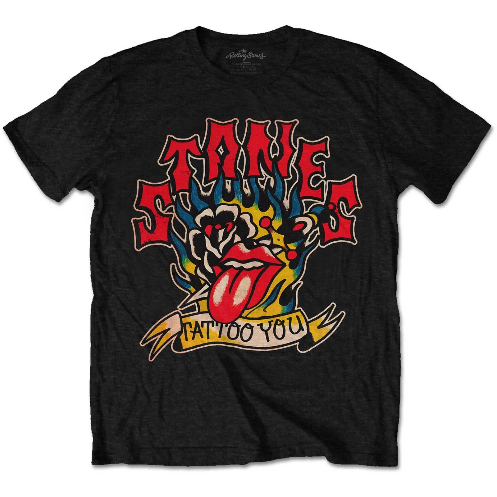Футболка The Rolling Stones: Tattoo You Синее пламя ОФИЦИАЛЬНЫЙ НОВЫЙ M