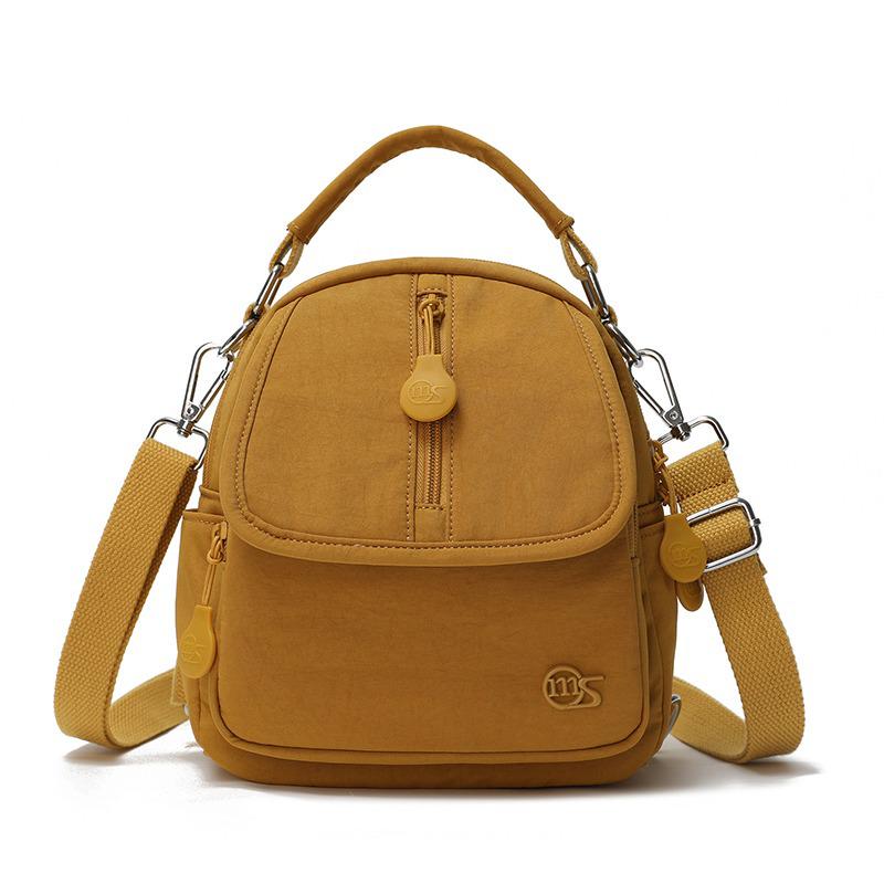 Autumn 2025 Minimalist Nylon Women's Bag: Versatile Single Shoulder, Backpack & Crossbody.