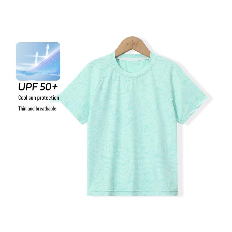 Montagut Boys 2026 Summer Breathable Short Sleeve T-shirt M
