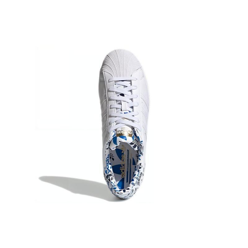Adidas Superstar 'White Gold Metallic' Sneaker H00186