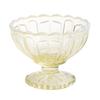 Snow Flower Round Frappé Bowl, Antique Color, Ice Cream/Shaved Ice, Small Bowl with Feet, Made In Japan, Diameter 10.6cm X Height 8.2cm,