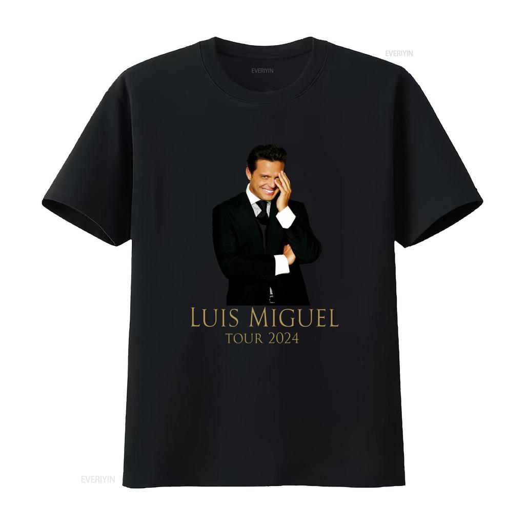 Luis Miguel Tour 2024 T Shirt Long or S Stylish Concert Merchandise for Fans Vintage Washed Comfortable Graphic Soft Unisex