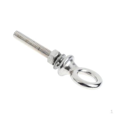Augbolzen-Set Edelstahl mit Mutter und Unterlegscheibe M6 0mm