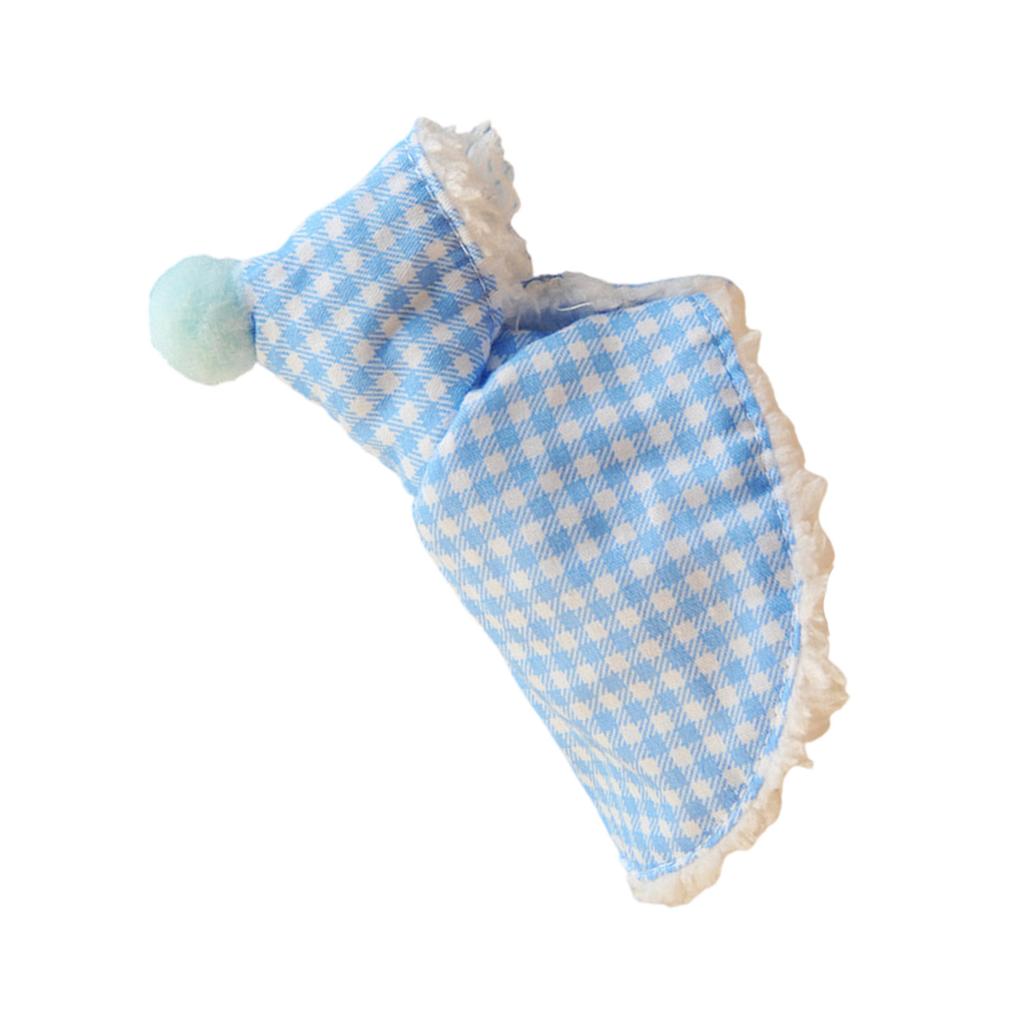 Warm Plaid Bird Cape for Parrots and Budgies Warm Cloak Winter Outfit for Small Pet Birds Easy to Wear and Clean