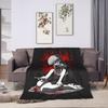 Warm BlanketChildren Decorative Mirai Nikki Gasai Yuno Throw Blanket  Flannel Bedspread For Bedroom Funny Sofa Bed Cover