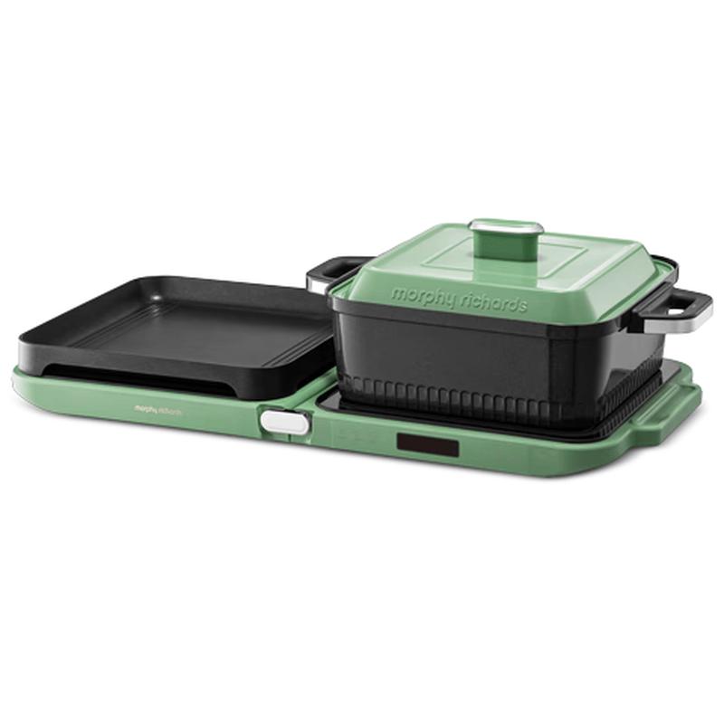 Morphy Richards MR9188 Foldable Electric Grill & Hot Pot CN plug (adapter included)