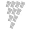 10 Clear Sign Spacers, Tall Decorative Screws, Hardware for Industrial, Home, Office And Shop Use.