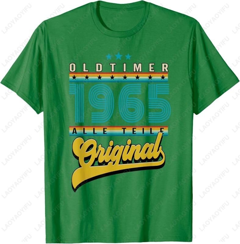 1965 Birthday Gift 1965 Vintage Car TShirt Summer Fashion Shortsleev Funny Print Men Women Cotton Tee Casual Comfortable Tops