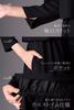 Lecqueur Black Formal Mourning Long or Midi Elastic Women's Dress, Washable, Length, Waist, One-Piece Suit, 5560003-12