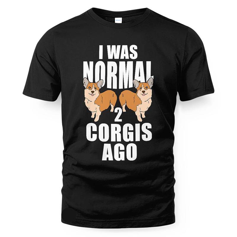 2025 Fashion Summer Corgi T-shirt For Men Humour Funny Print Graphic Crewneck T Shirts Outdoor Sports Streetwear Women Tee Top