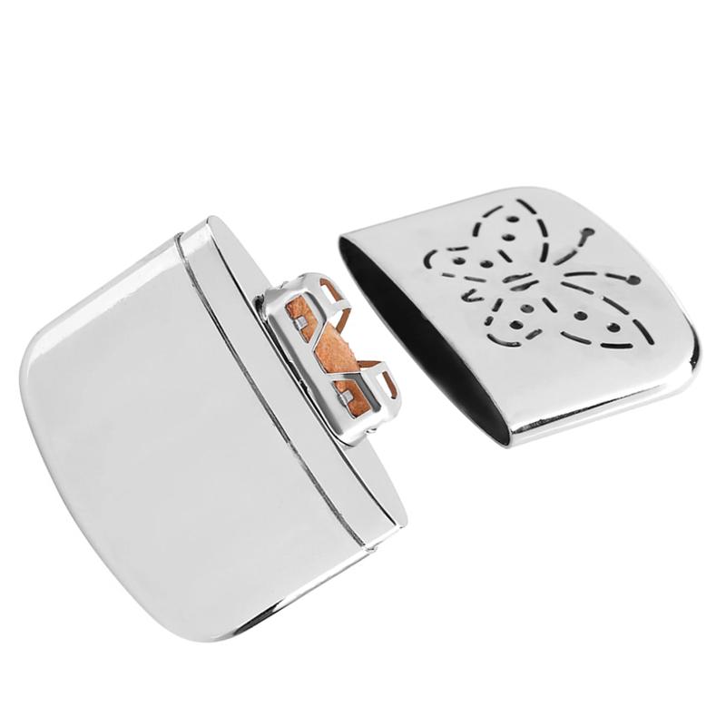 Zinc Alloy Portable Pocket Liquid Fuel Burner Hand Warmer Indoor Outdoor Small Heater