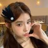 Feather Duckbill Hair Clip Side Hairpin Embroideried Wing Shape Hair Clip for Women Girl Hair Decoration Accessories