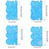 DIY Holographic Silicone Molds Christmas Pendant Mold DIY Crafts Moulds Hand-Making Craft Supplies Suitable for Pendant