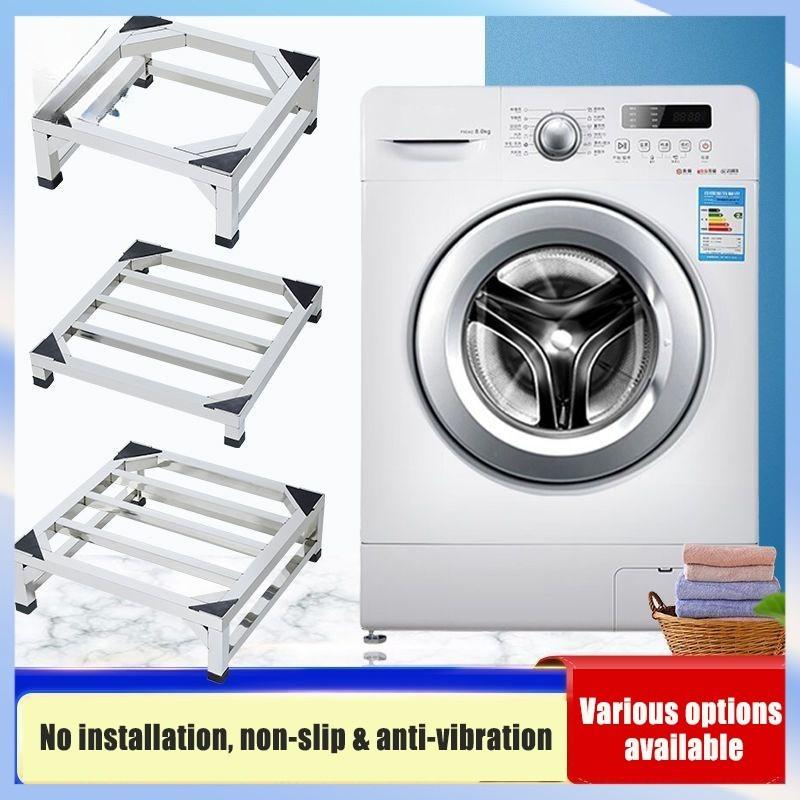 Drum Washing Machine Base Rack Stainless Steel Automatic Washing Machine Bracket Refrigerator Heightening Universal Bracket